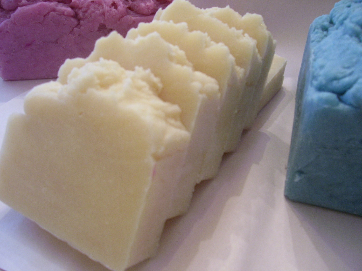 Plain Handmade Soap 6 BARS Plain Shea Butter Soap Bars