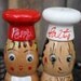 Vintage Napco Salty & Peppy Salt and Pepper Shakers made in Japan