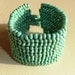 Turquoise Peyote Beaded Bracelet