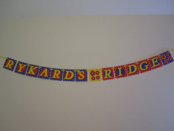 Store name banner personalized