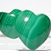 Imperfect Malachite Loving Hearts Puff Pillow Cabochon 28 carats