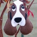 Super Cute Felt Basset Hound Dog Ornament