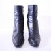 SALE 90s Designer Grunge Goth Leather Ankle Boots