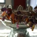 Chunky Purple, Brown, and Golds Glass Beaded Bracelet