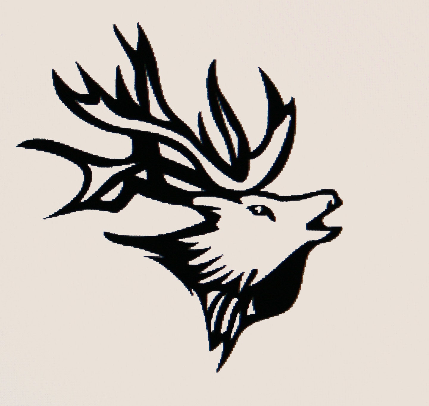 Elk Head Car Decal Sticker By Melissavinyldecals On Etsy