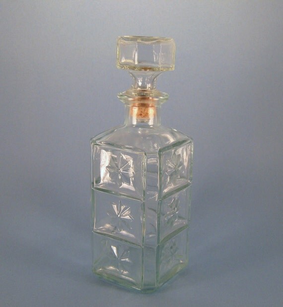 Decanter Walkers Deluxe Bourbon Bottle 1976