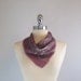 Vintage LIBERTY OF LONDON Scarf. Silk. Paisley. Plum. Garden Trellis.