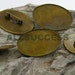 FREE SHIPPING--15pcs Antique Bronze Oval brooch Picot Edge Base Cabochon size 30x40mm,blank setting With oval pad,brooch findings