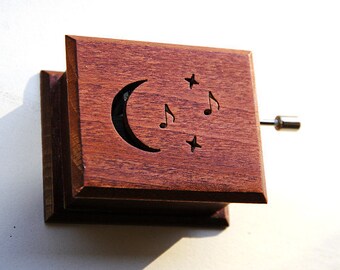 Wooden music box musical box Beethoven: Moonlight Sonata
