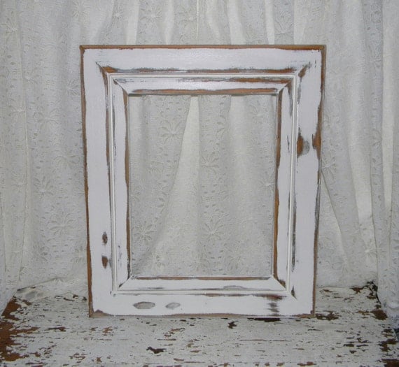 shabby chic picture frame distressed white cottage home decor shabby chic picture frame distressed white cottage home decor