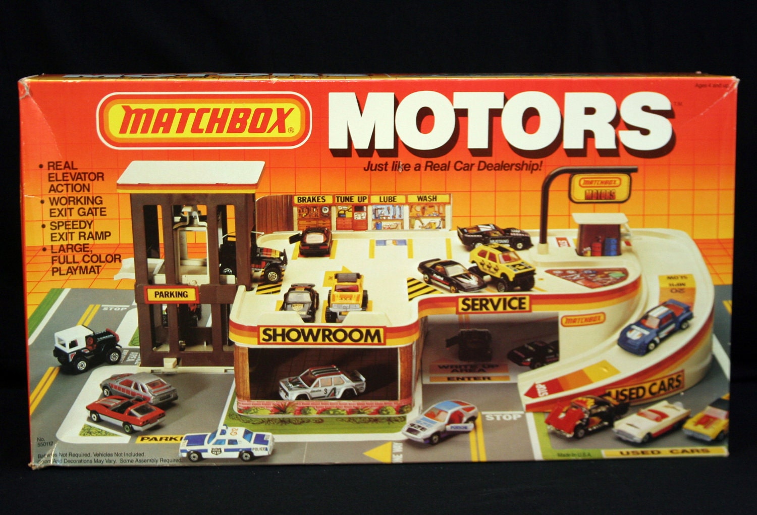 RESERVED for Wade Vintage 1985 Matchbox Motors Play Set