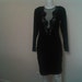RESERVED Sexy Black Knit Beaded Dress