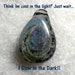 Glass Pendant Starry Night Pendent GLOW in the Dark
