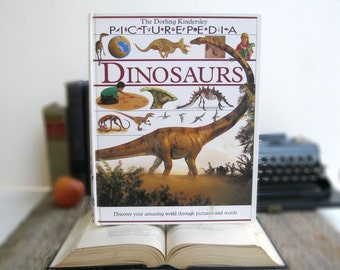 IPAD Cover- Tablet Case made from a Book- Dinosaurs