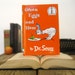 Kindle Cover or Nook Cover- Ereader Case made from a Book- Dr. Suess- Green Eggs and Ham
