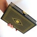 Book Clutch Purse- Moby Dick- Navy Blue