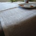 Linen Runner 22"x60" Natural White Burlap