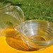 Vintage Anchor Hocking Manhattan Clear Depression Pitcher and Bowl