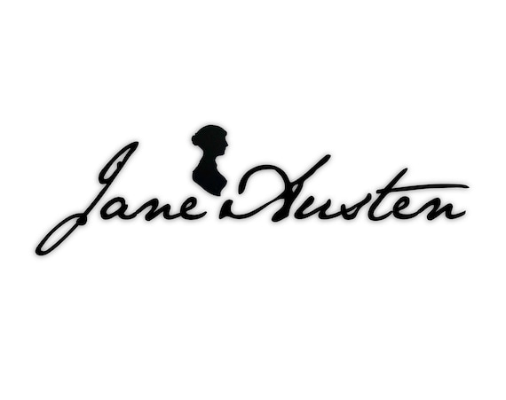 Jane Austen Signature Wall Art: Adhesive by regencyaustentation