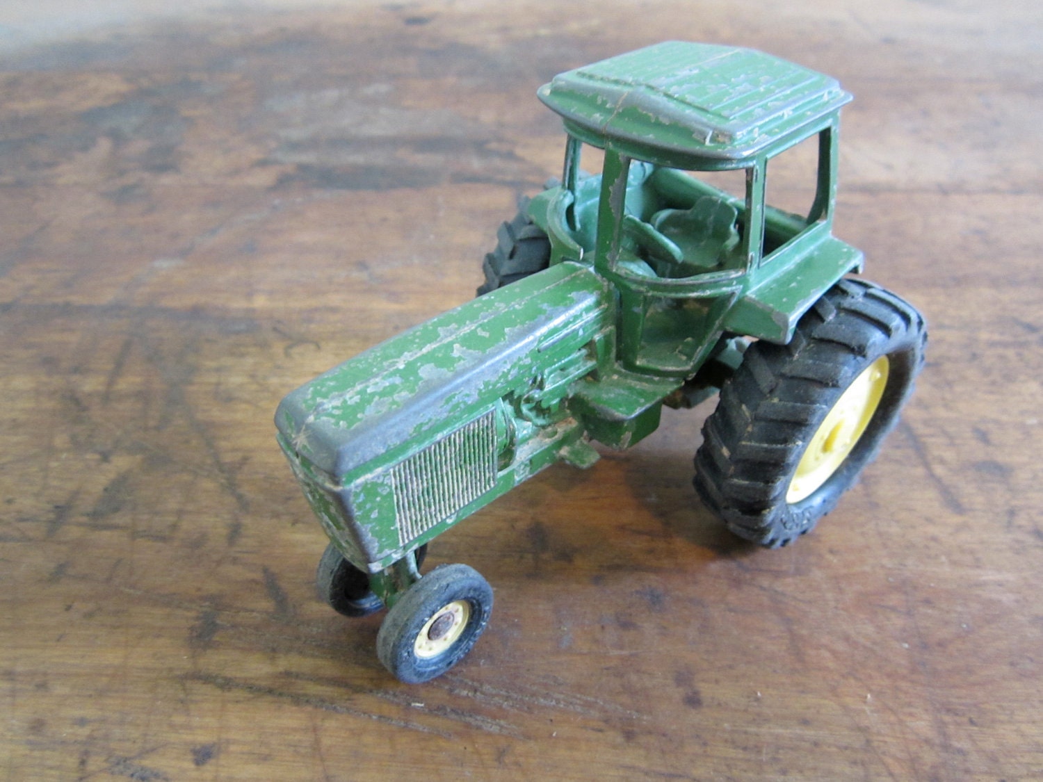 Vintage Metal Toy Tractor John Deere Farm Toy by dproject