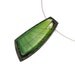 Green Pendant Necklace - Unique Polymer Clay Mokume Gane Pendant - Spirit Of A Dragon