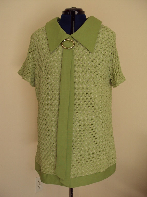 avocado green gown