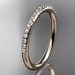 14k rose gold diamond unique wedding ring,engagement ring,wedding band,stacking ring ADER103