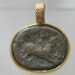 Greek Coin Pendant - Horse / Apollo set in 14kgf setting - Authentic 2000 plus year old bronze coin