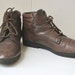 Vintage 80's Pixie Boots Brown Leather Size 7