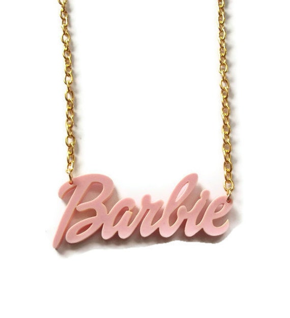 etsy barbie necklace