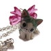 Kawaii Kitty Necklace, Cute Happy Cat