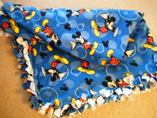 Mickey Mouse Blanket Mickey Blanket Mickey Blanket Blue