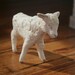 Handmade Porecelain Lamb Figurine