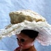 RESERVED for JUDY Doll Hat 1900s Edwardian Hat Lace and Silk Wide brim LAYAWAY Available