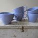 Set of 5 Lavender Blue Melmac Coffee Cups, Royalon Inc.