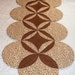 Autumn Fall Table Runner Quilt Centerpiece - Brown, Tan - Leaves