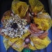 Cheetah Print Deco Mesh Wreath, Wreath, Deco Mesh, Cheetah