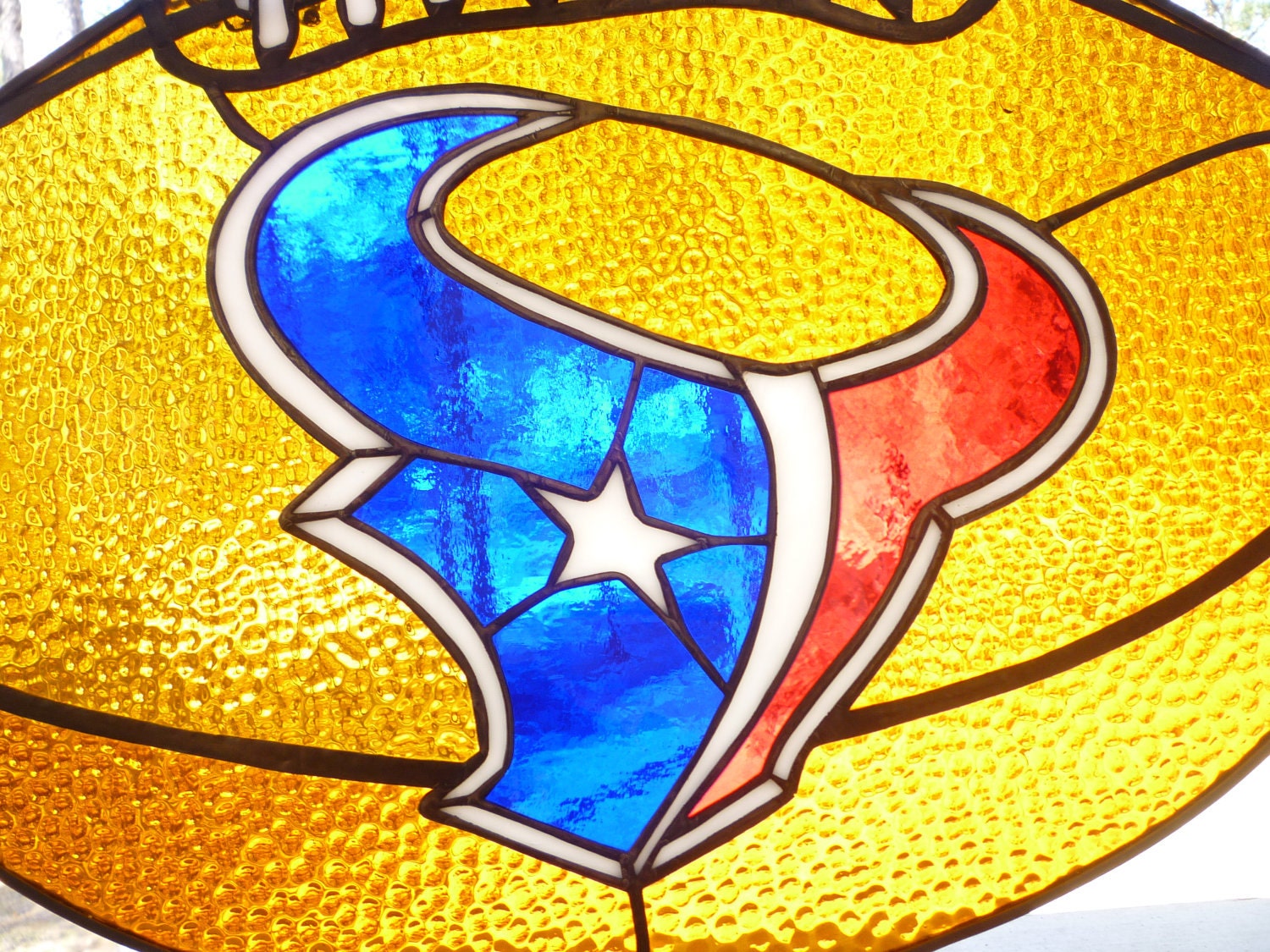 CUSTOM SPORTS LOGOS lN stained glass