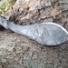 Railroad spike knife, Primitive knife, fixed blade knife, Handmade,Blacksmith forged.