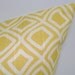 PILLOW.YELLOW PILLOW.12x16 or 12x18 inch.Pillow Cover.Decorative Pillows.Yellow.Housewares.cm.Diamonds.Linen.Unique.Cushion.Pillow.Sale