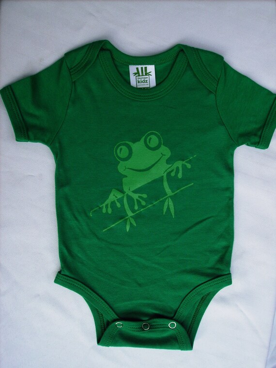 happy baby, very cute, bamboo, Onesie, Ultra soft - 8.5 oz. -Tree Frog ...