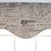 French script shaped valance