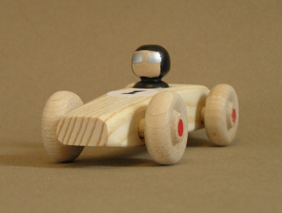 wooden drag cars