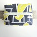 Cute Birds Mini Boxy Bag / Money Bag w/ Bird Zipper Pull - 718