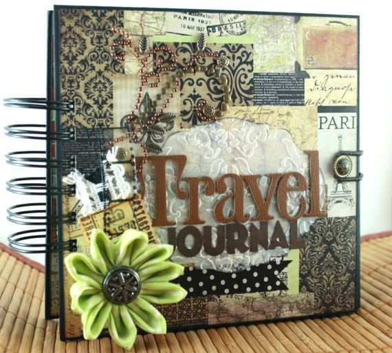 Travel Scrapbook MiniAlbum 6x6 World Traveler