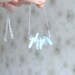 Fashion moonstone necklace - Office fashion - White and light blue everyday necklace