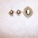 Jewelry Cameo Pendant and Matching Earrings