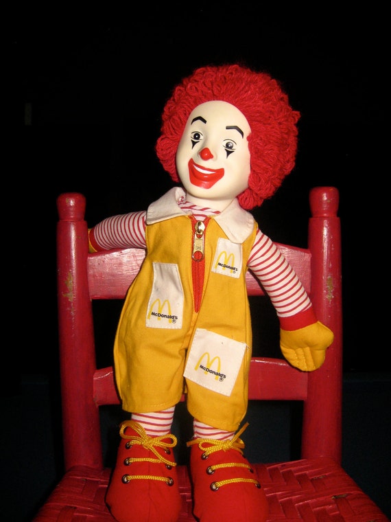 ronald mcdonald soft toy