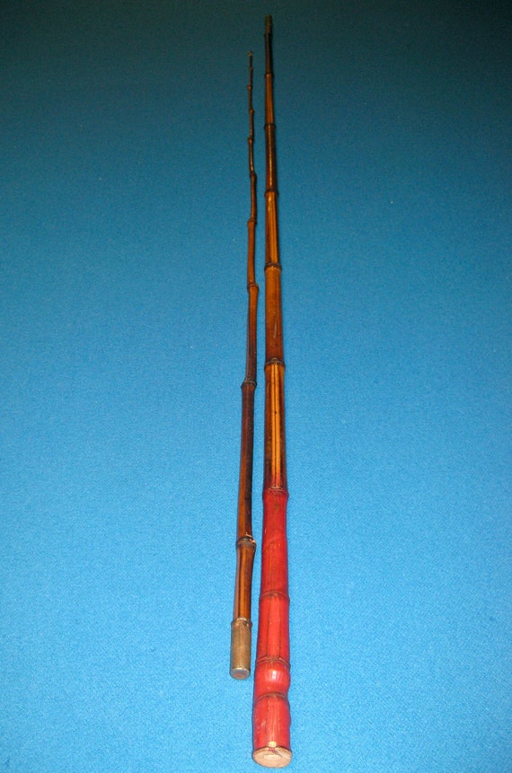 Old fashion Vintage 11' 7 . Two Piece Bamboo Fishing