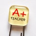 Glass Bookmark, Teacher Bookmark, book mark, gift for teacher